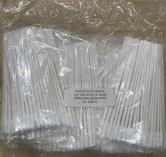 FG Clean Wipes S-162 Polyester 1/4″ Tip Swabs w/ PP Handle, 6″ OAL, PK/500