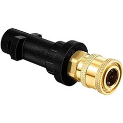 High Pressure Washer Gun Adapter 1/4″ Spray Nozzle Adapter+Nozzle Tips, Black