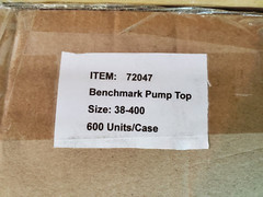 5 PCS – 1 Gallon White Pump Dispenser 38/400 Heavy Duty Rounded Top (HR)