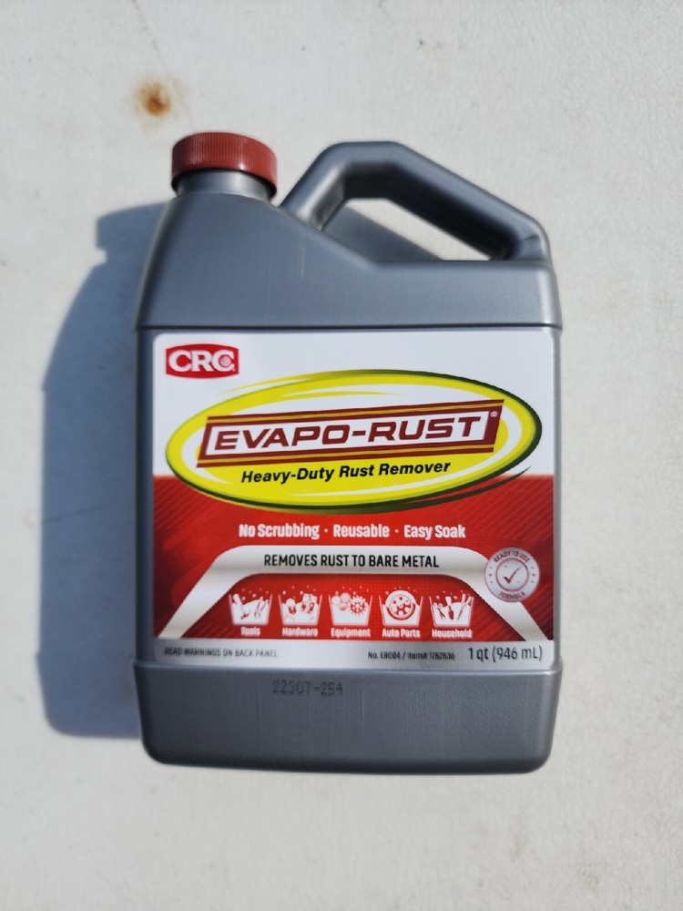 CRC EvapoRust ER004 Heavy Duty Rust Remover No Scrubbing Reusable Easy Soak