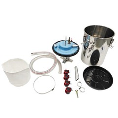 30L Pneumatic Industrial Wet Dry Vacuum Cleaner Iron Chip & Oil Suction Machine
