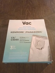 VAC Kenmore/Panasonic C5/C5055 Replacement Vacuum Bag (3-Pack)