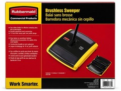 Rubbermaid Commercial 421588BLA 44 in. Brushless Mechanical Sweeper – BK/YL New