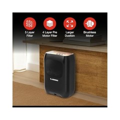 Electric Floor Sweeper, Powerful Suction, Cleans Hair & Dust Effortlessly