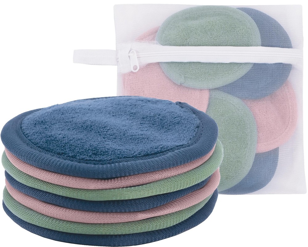 S&T INC. Makeup Remover Wipes for Skin Care, Reusable 1 Count (Pack of 7)