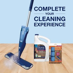 Bona Hardwood Floor Cleaner Spray Mop 34 Fl Oz (Pack of 1), Refillable