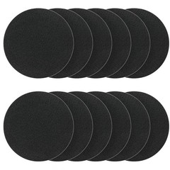 Charcoal Filters for Compost Bucket, 12 Pack 6.7 inch, Black 12-Pack