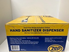 Zep TFHSU-1- 2500PL Touch-Free Motion Hand Dispenser 84.54-oz with Stand-New