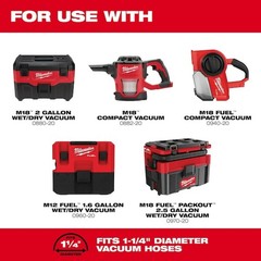 Milwaukee Tool 49-90-2018 Vacuum Power Tool Adapter
