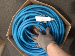 25ft CarpetClean 3000 PSI Blue Steel Braid Solution Hose Continental USA Neptune
