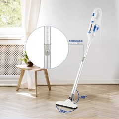 Vacmaster Corded Stick Vacuum Cleaner 2 in 1 3.7 pounds, White