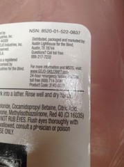 GOJO/ ABILITY ONE 8520-01-522-0837 Liquid Hand Soap,2L,Light Floral, Pink. 1PK