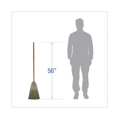 Boardwalk 932YEA 56″ Warehouse Broom w/ Yucca/Corn Fiber Bristles – Natural New