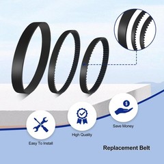 Replacement Belt Compatible with Bissell3432 3428 3424 34249 34242 Black