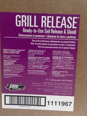 Kay Grill Release Ready To Use Soil Release & Shield 1 Quart 1111967 lot of 6