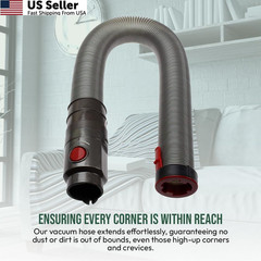 Upgraded Replacement 12 inches long with a 0.5 inch diameter, GREY, RED,