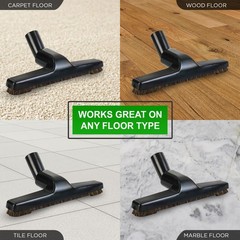 Selgo Universal 1 ¼ Inch (32mm) Black Vacuum Cleaner 1 Brush Only,