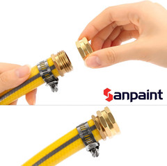 2 Pack Garden Hose End Caps with Washers, Brass Spigot Cap, 3/4″ 2 Pack, Cap
