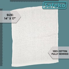 Cotton Terry Towels – 100% Cotton, 14” x 17”, Super Absorbent