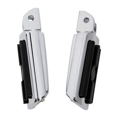 Chrome Foot Pegs Footrests for Harley FXBB Street Bob 107 2018-2025