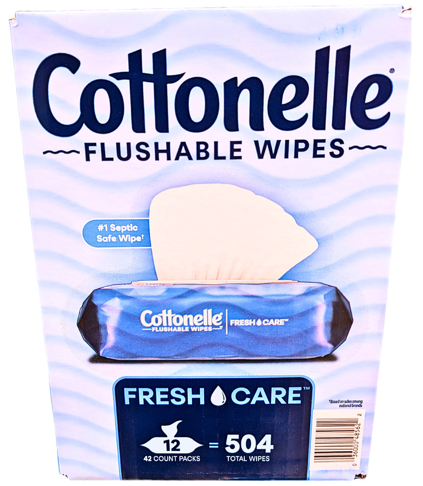 Cottonelle Freshcare Flushable Wipes 12 Count 504 Wipes