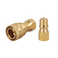 1/4″ Brass Quick Disconnect Coupler Valve for Carpet Cleaning Wand Truckmount…