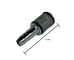 Pressure Washer Chemical Soap Hose Brass & Chrome Pickup Filter W/ Check Valve