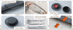 Travel Vacuum Bags for Clothing with Rechargeable Electric Pump – Portable Space