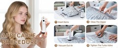Travel Vacuum Bags for Clothing with Rechargeable Electric Pump – Portable Space