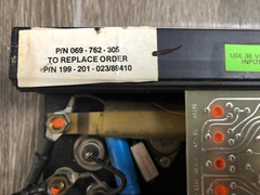 Tennant Servomatic 26 Floor Scrubber Control Board 069-762-305 199-201-023/89410