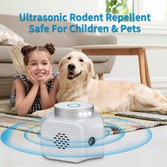 Balkene Home Ultrasonic Rodent Repellent Plug-In Indoor Mice Rats Squirrels