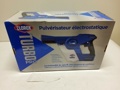 New Clorox Electrostatic Sprayer Turbo Pro Blue/Black 29561