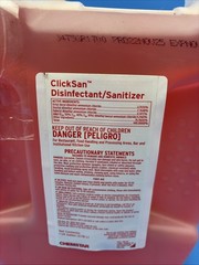 1 Gallon Ecolab Kay ClickSan Disinfectant Sanitizer Concentrate HYDRION TEST
