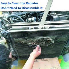 Lucstar Radiator Cleaning Wand & Car A/C Condenser Cleaner, Engine