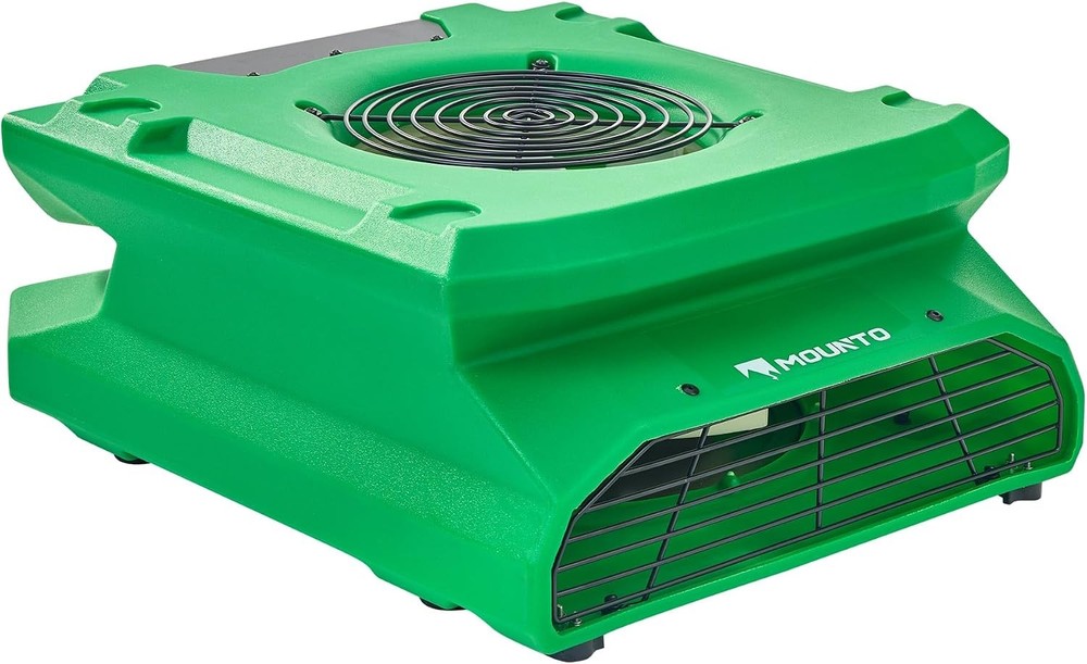 Low Profile Air Mover 1200 CFM Green Carpet Dryer 1/4HP