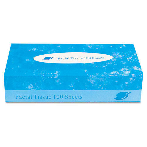 GEN FACIAL30100 2-Ply BXed Facial Tissue – White (100 SH/BX, 30 BX/CT) New