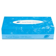 GEN FACIAL30100 2-Ply BXed Facial Tissue – White (100 SH/BX, 30 BX/CT) New