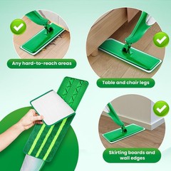 4 Pack Spray Mop Pads Refills Compatible with Libman Freedom 4