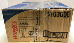 WypAll (51636) CriticalClean Fabric Food Service Cloths 23.5″ x 12.5″ Blue 200ct