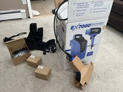 EMist EX‑7000, Backpack Electrostatic Sprayer 1 Gallon Blue/Black With The Box