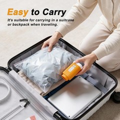 Portable Vacuum Storage Bag Pump, Travel Cordless Electric Rechargeable
