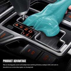 Universal Cleaning Gel Putty for Automotive, Keyboard, Camera and Printers, Blue