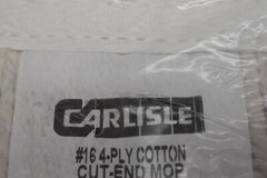 Carlisle 4-Ply Cotton Cut End Mop Brick Pack 369816B00 Narrow Band Lot of 2
