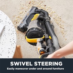 Eureka Powerful Upright Vacuum MaxSwivel Pro NEU350 with Pet Tool, Yellow