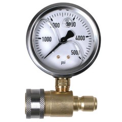 Pressure Washer Quick Connect 2.5″ Pressure Gauge 5000psi | V-ATG001