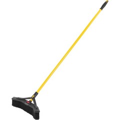 Lot of 2 – Rubbermaid Commercial Maximizer Push to Center Broom Yellow/Black