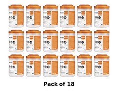 18 Canisters Case Sani-Cloth PDIP54072 6×10.5 65 Disinfecting Wipes per Canister