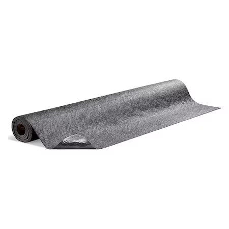 Pig Grp72303-Gy Sorbent Roll, 6 Gal, 6 Ft X 10 Ft, Universal, Gray, 2 Pk