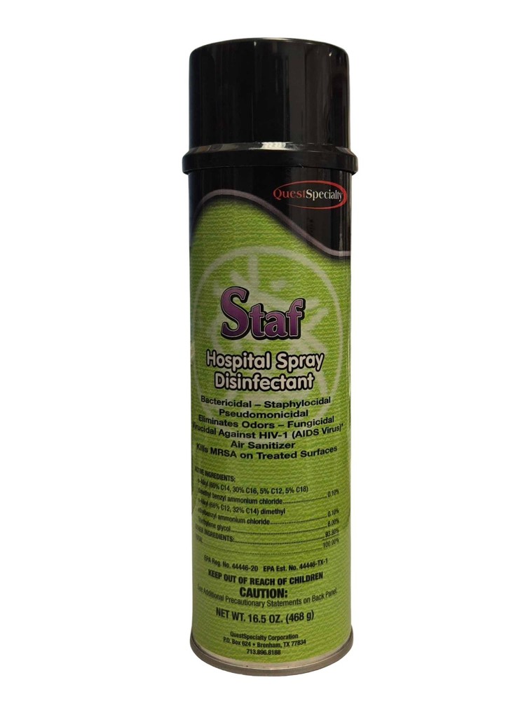 QuestSpecialty 3290 STAF Hospital Spray Disinfectant & Air Sanitizer