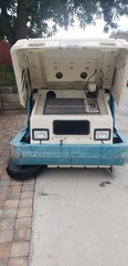 Tennant 6500 Ride-On Sweeper/Vacuum w/blower attach. Great condition.